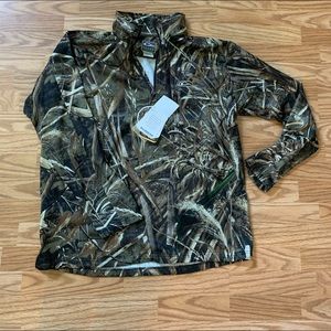 XL Drake Waterfowl 3/4 zip fleece pullover